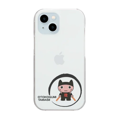 男組太鼓魂七猫にゃん衆LGー大OTOKO-LG Clear Smartphone Case