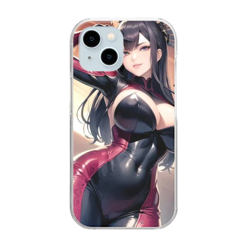 フルボディスーツの美女グッズ Clear Smartphone Case