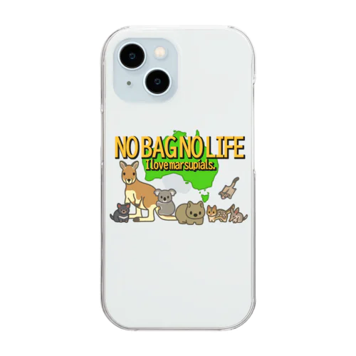 NO BAG NO LIFE クリアスマホケース