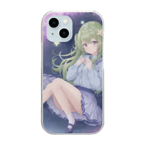 アニメ　美少女 Clear Smartphone Case