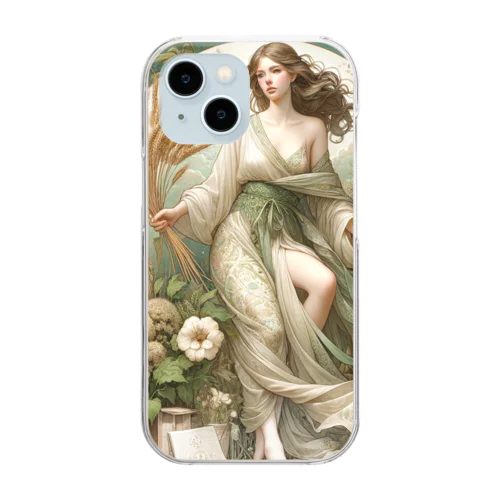 Virgo 乙女座 Clear Smartphone Case