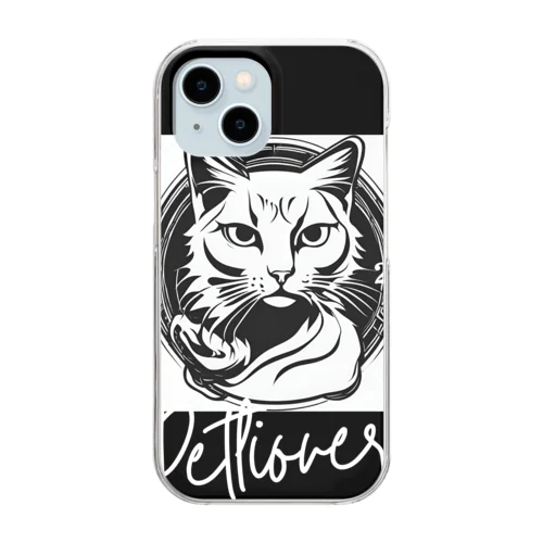 勇敢な猫戦士 Clear Smartphone Case