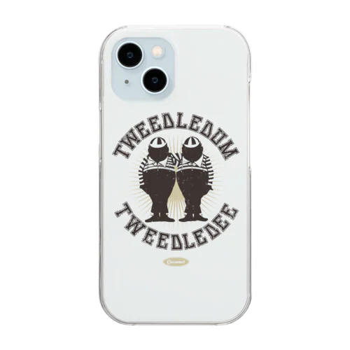 Tweedledum and Tweedledee Clear Smartphone Case