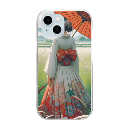 大和撫子 Clear Smartphone Case