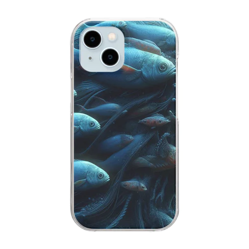 魚群の女王 Clear Smartphone Case