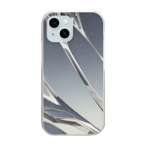 輝きキラキラ硝子 Clear Smartphone Case