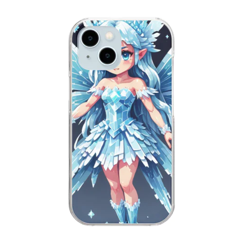 氷の妖精 Clear Smartphone Case