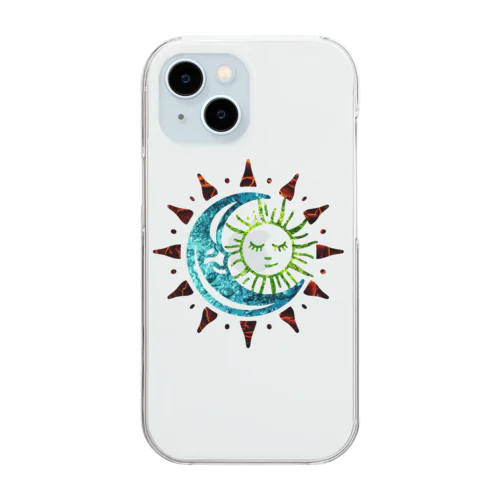 sun&moon Clear Smartphone Case