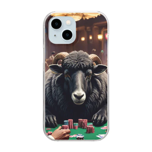 BLACKＳＨＥＥＰ Clear Smartphone Case