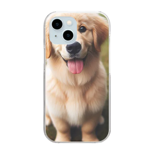 可愛い犬 Clear Smartphone Case