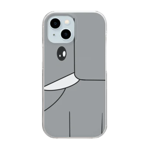 ぞうさん Clear Smartphone Case