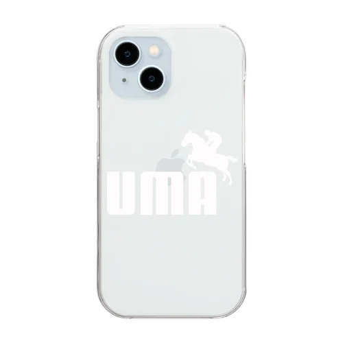 UMA（白） Clear Smartphone Case