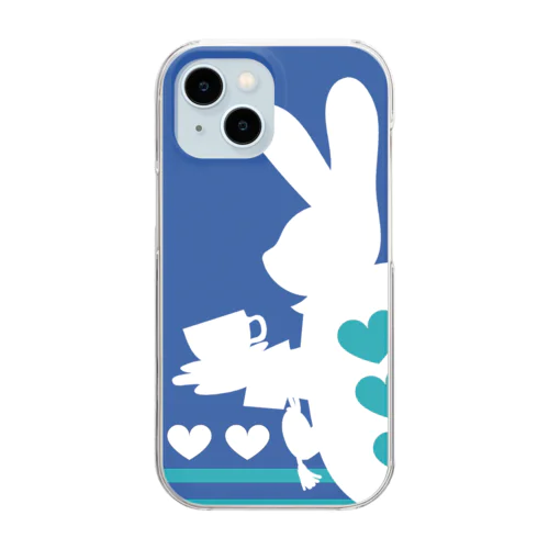 不思議のうささん Clear Smartphone Case