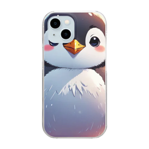 キュートペンギン Clear Smartphone Case