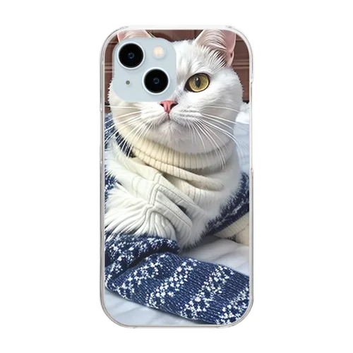 ねこちゃん、 Clear Smartphone Case