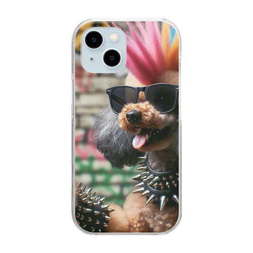 ロック犬 Clear Smartphone Case