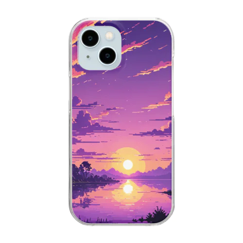 P-chill! (Sunset) Clear Smartphone Case