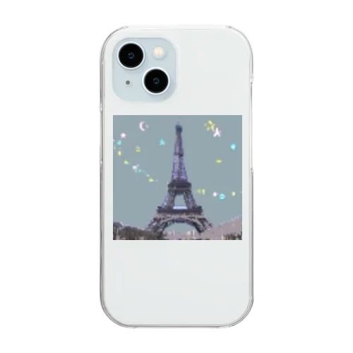 Paris★Night Clear Smartphone Case