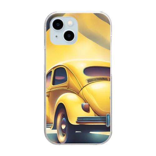 黄色の外車 Clear Smartphone Case