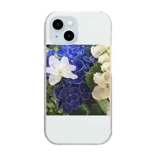 いろいろな紫陽花たち Clear Smartphone Case