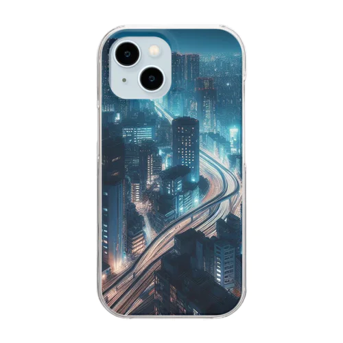 夜景 Clear Smartphone Case