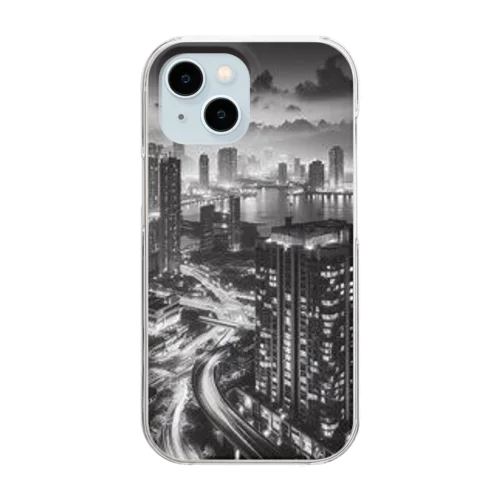 夜景 Clear Smartphone Case