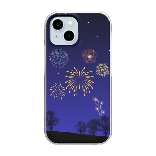 夜空の輝きと煌めき２ Clear Smartphone Case