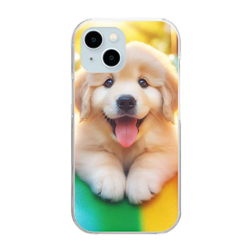 犬の喜び Clear Smartphone Case