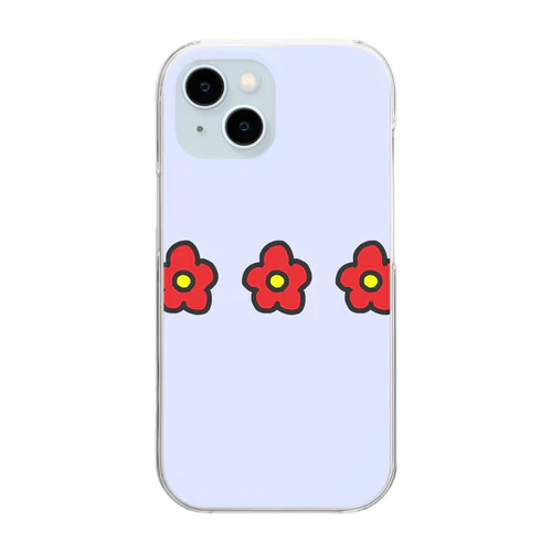 お花① Clear Smartphone Case