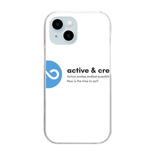 active & creative Clear Smartphone Case