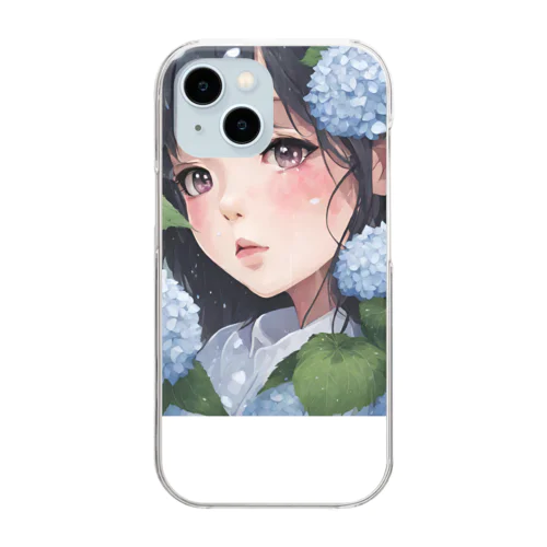 梅雨入り Clear Smartphone Case