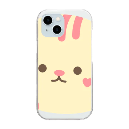 猫の可愛い画像のグッツ販売『ねこりんぱ』 Clear Smartphone Case