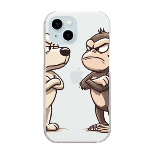 犬猿の仲 Clear Smartphone Case