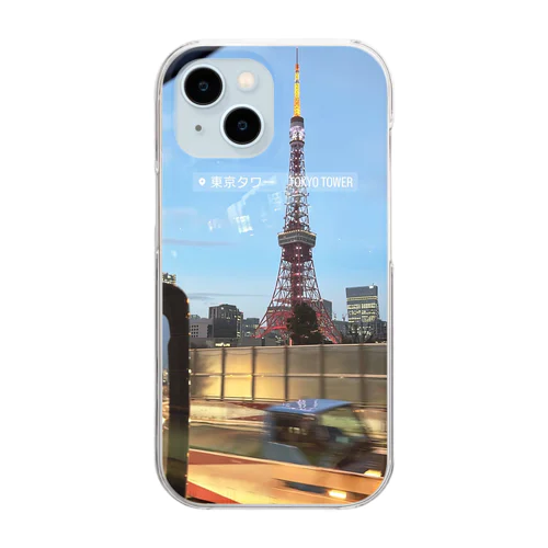 TOKYOタワー Clear Smartphone Case