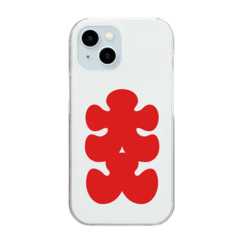 大入りマーク（赤文字） Clear Smartphone Case