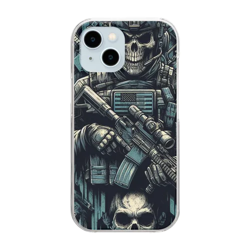 骸骨兵士 Clear Smartphone Case