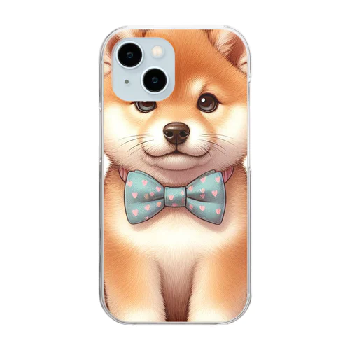 可愛い柴犬 Clear Smartphone Case
