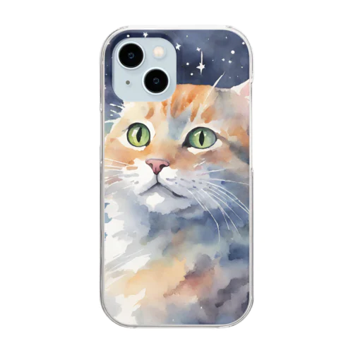 宇宙猫 Clear Smartphone Case