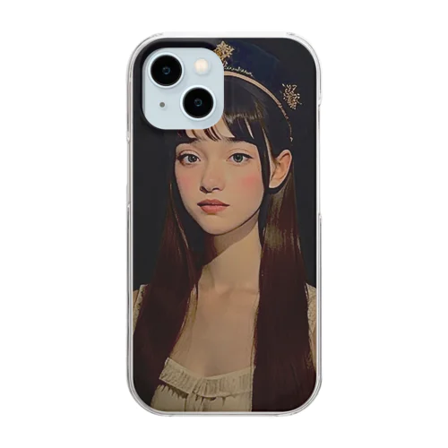 非現実＂静かな美しさ Clear Smartphone Case