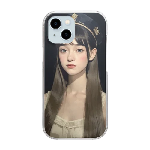 非現実＂涼しげな美しさ Clear Smartphone Case