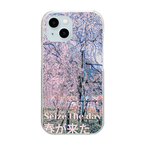 サクラ〜春が来た Clear Smartphone Case