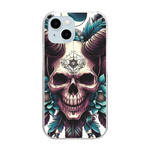 SKULL Cerberus Clear Smartphone Case