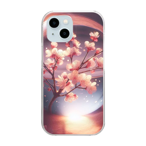 桜水晶 Clear Smartphone Case