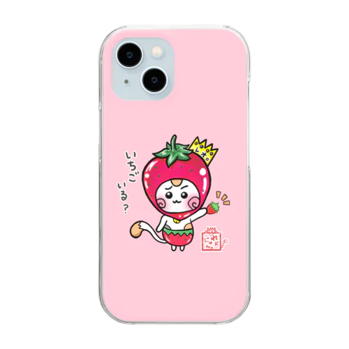 いちご☆旅猫王子れぉにゃん Clear Smartphone Case