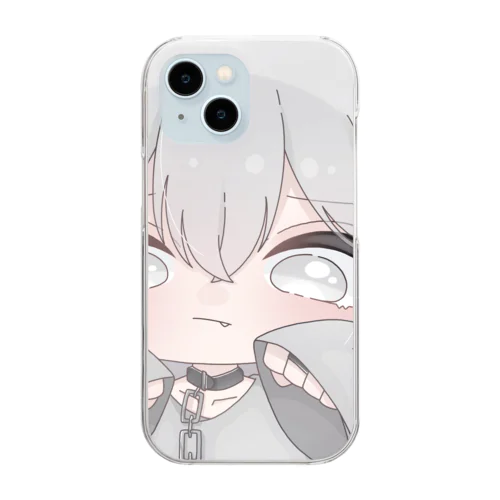 隣の田中さん Clear Smartphone Case