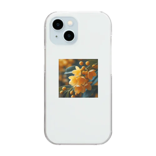 osmanthus Clear Smartphone Case