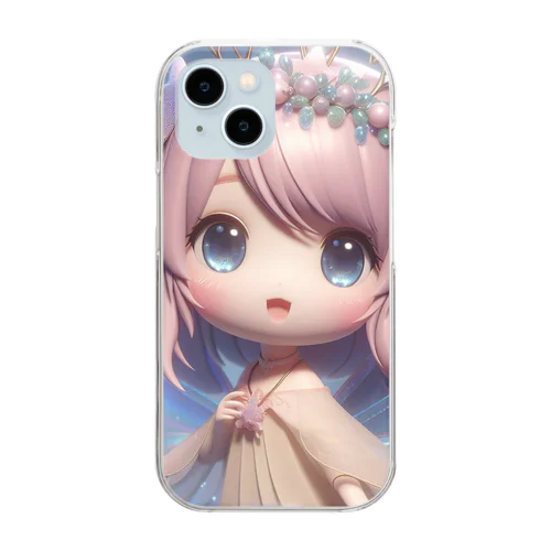 ☆海の妖精☆ピンクパープル☆ Clear Smartphone Case