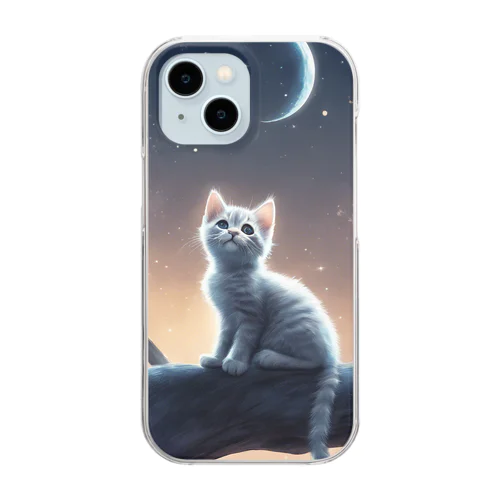 月明かりの下で🌙 Clear Smartphone Case