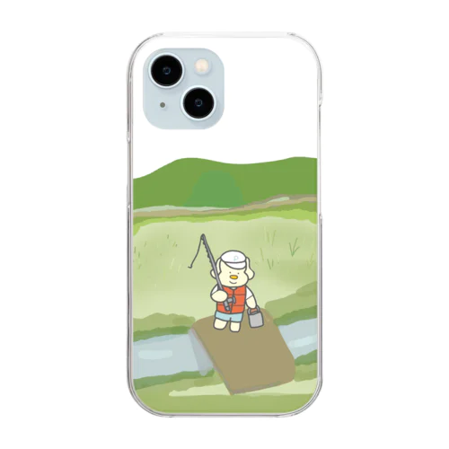 田んぼをお散歩🌸〈スマホケース専用〉 Clear Smartphone Case