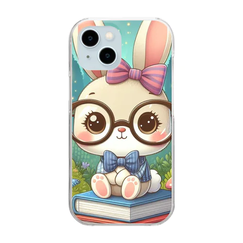 ウサギのアマリリス Clear Smartphone Case